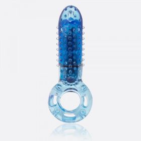 Screaming O O Yeah Blue Vibrating Cock Ring