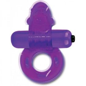 Purrfect Pet Cock Ring Tickle Me Dolphin Purple