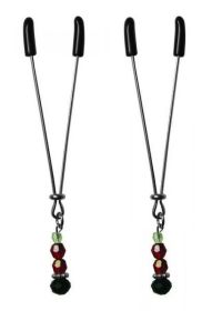 Nipple Clips Ruby Black Adjustable Clamps