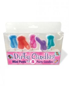 Dirty Penis Candles Set of 5