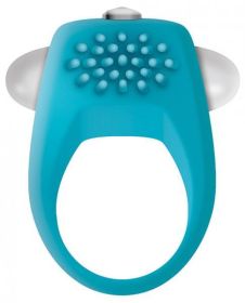 The Teal Tickler Vibrating Cock Ring (SKU: TCN-ZE-CR-3282-2)