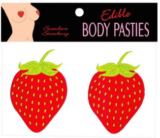 Edible Body Pasties Succulent Strawberry (SKU: KHENV044)