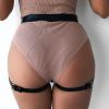 Sexy Women Harness Waist Belt PU Leather Garters O-Ring Waistband Punk Strap Band Leg Belt Club Party Appeal Accessories